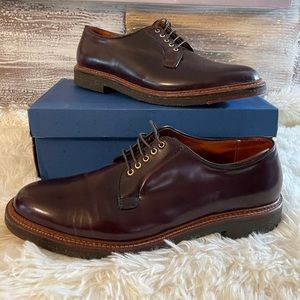Alden X Frans Boone plain toe Blucher Cordovan